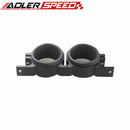 52mm ID Dual Double Billet Fuel Pump Filter Mounting Bracket Clamp Cradle Red/Black/Blue