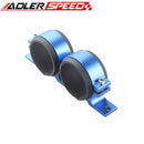 52mm ID Dual Double Billet Fuel Pump Filter Mounting Bracket Clamp Cradle Red/Black/Blue