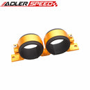 52mm ID Dual Double Billet Fuel Pump Filter Mounting Bracket Clamp Cradle Red/Black/Blue