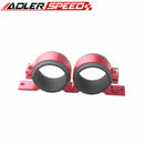 52mm ID Dual Double Billet Fuel Pump Filter Mounting Bracket Clamp Cradle Red/Black/Blue