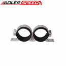 52mm ID Dual Double Billet Fuel Pump Filter Mounting Bracket Clamp Cradle Red/Black/Blue