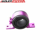 Fuel Pump Bracket Clamp Cradle Anodised Single Billet With 2 Inserts Silver/Black/Blue/Red