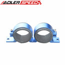 US SHIP ADLERSPEED Billet Aluminum Twin Dual Bosch 044 Fuel Pump Mounting Bracket Blue