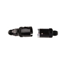 ADLERSPEED AN10 AN-10 Quick Release Fitting Fuel Brake Oil Hose Adaptor Black