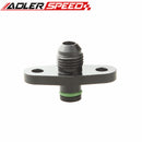 AN-6 Fuel Rail Adapter For SUBARU EJ20 GC8 /EJ25 /WRX 08/FORESTER 08 Black
