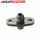 AN-6 Fuel Rail Adapter For SUBARU EJ20 GC8 /EJ25 /WRX 08/FORESTER 08 Black