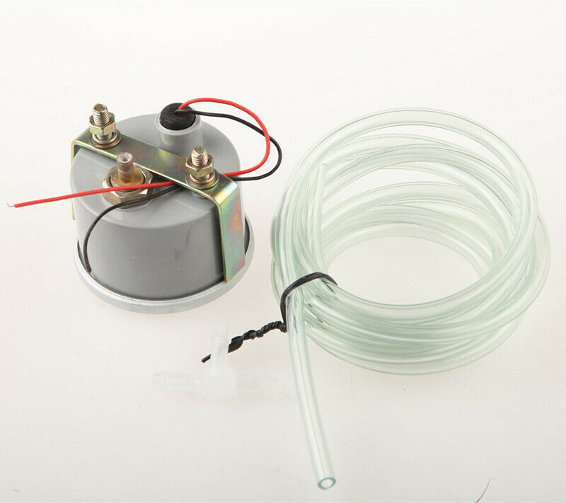 52mm 2'' Car Motor 30 PSI Pressure Vacuum Turbo Boost Pointer Gauge Meter Light