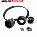 12A 13B 20B 15mm RX7 FD FC RX3 Gilmer Drive Pulley Kit 1.5" Notch Belt Black/Blue/Red/Silver/Titanium