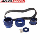 US SHIP 1.5" Notch Belt Gilmer Drive Pulley Kit Fit For 12A 13B 20B 15mm RX7 FD RX3