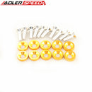 10 PCS COLORFUL BILLET ALUMINUM FENDER/BUMPER WASHER/BOLT ENGINE BAY DRESS UP KIT