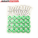 20 PCS COLORFUL BILLET ALUMINUM FENDER/BUMPER WASHER/BOLT ENGINE BAY DRESS UP KIT