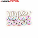 10 PCS COLORFUL BILLET ALUMINUM FENDER/BUMPER WASHER/BOLT ENGINE BAY DRESS UP KIT