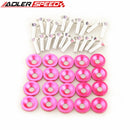 20 PCS COLORFUL BILLET ALUMINUM FENDER/BUMPER WASHER/BOLT ENGINE BAY DRESS UP KIT