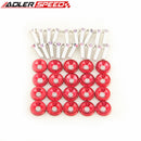 20 PCS COLORFUL BILLET ALUMINUM FENDER/BUMPER WASHER/BOLT ENGINE BAY DRESS UP KIT