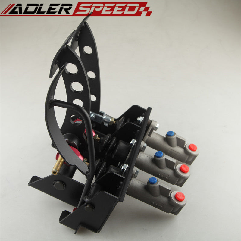 ADLER SPEED Race Rally Hydraulic Clutch Brake Bias Pedal Box Assembly