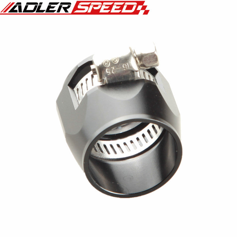 10AN AN-10 AN10 Fuel Hose Clamp Finisher HEX Finishers Red / Blue/ Black/Silver