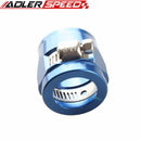 12AN AN-12 AN12 Fuel Hose Clamp Finisher HEX Finishers Red/Black/Blue