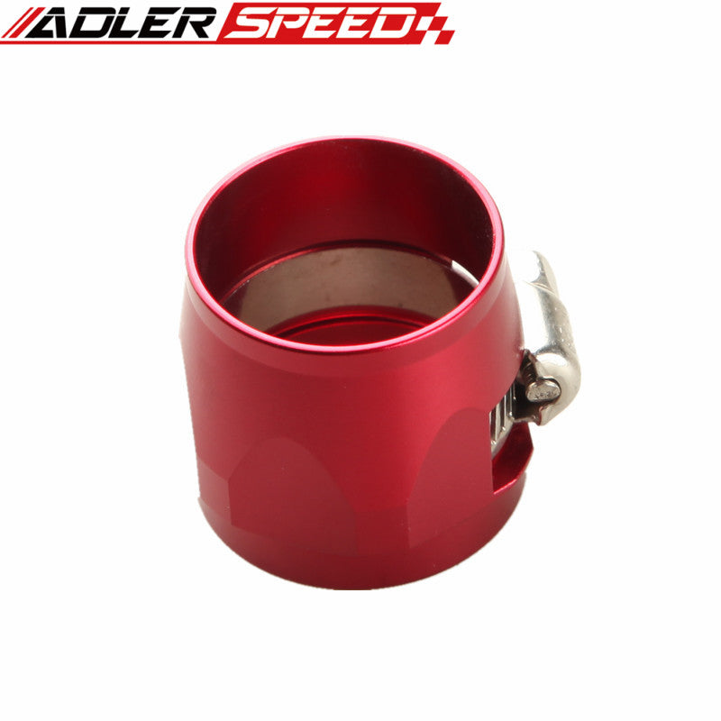12AN AN-12 AN12 Fuel Hose Clamp Finisher HEX Finishers Red/Black/Blue