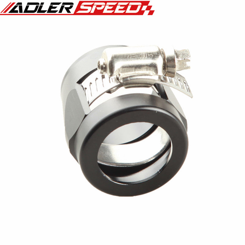 28AN 28AN AN-28 HEX Finishers Fuel Hose Clamp Aluminum Red/Blue/Silver/Black/Golden