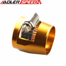 16AN 16AN AN-16 HEX Finishers Fuel Hose Clamp Aluminum Red/ Black / Blue /Silver /Golden