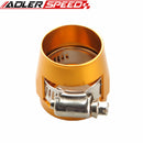 16AN 16AN AN-16 HEX Finishers Fuel Hose Clamp Aluminum Red/ Black / Blue /Silver /Golden