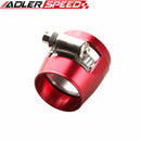 16AN 16AN AN-16 HEX Finishers Fuel Hose Clamp Aluminum Red/ Black / Blue /Silver /Golden