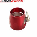 16AN 16AN AN-16 HEX Finishers Fuel Hose Clamp Aluminum Red/ Black / Blue /Silver /Golden