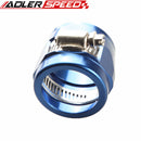 20AN 20AN AN-20 HEX Finishers Fuel Hose Clamp Aluminum Red /Blue / Black