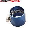 20AN 20AN AN-20 HEX Finishers Fuel Hose Clamp Aluminum Red /Blue / Black