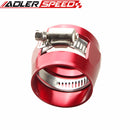 20AN 20AN AN-20 HEX Finishers Fuel Hose Clamp Aluminum Red /Blue / Black
