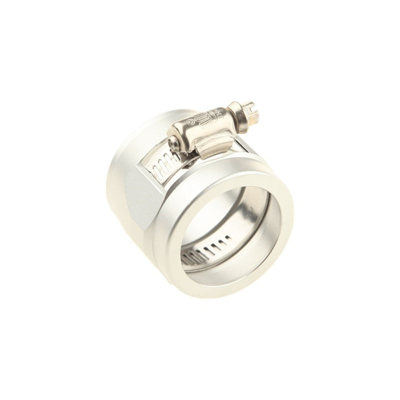 ADLERSPEED Aluminum Alloy AN20 -20AN 20AN AN-20 HEX Finishers Fuel Hose Clamp Silver