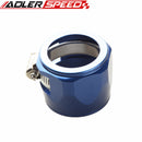 24AN 24AN AN-24 HEX Finishers Fuel Hose Clamp Aluminum Red/ Blue / Black