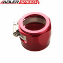 24AN 24AN AN-24 HEX Finishers Fuel Hose Clamp Aluminum Red/ Blue / Black