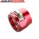 28AN 28AN AN-28 HEX Finishers Fuel Hose Clamp Aluminum Red/Blue/Silver/Black/Golden