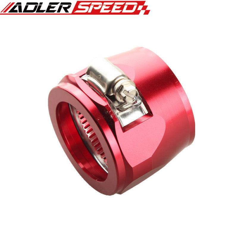 28AN 28AN AN-28 HEX Finishers Fuel Hose Clamp Aluminum Red/Blue/Silver/Black/Golden