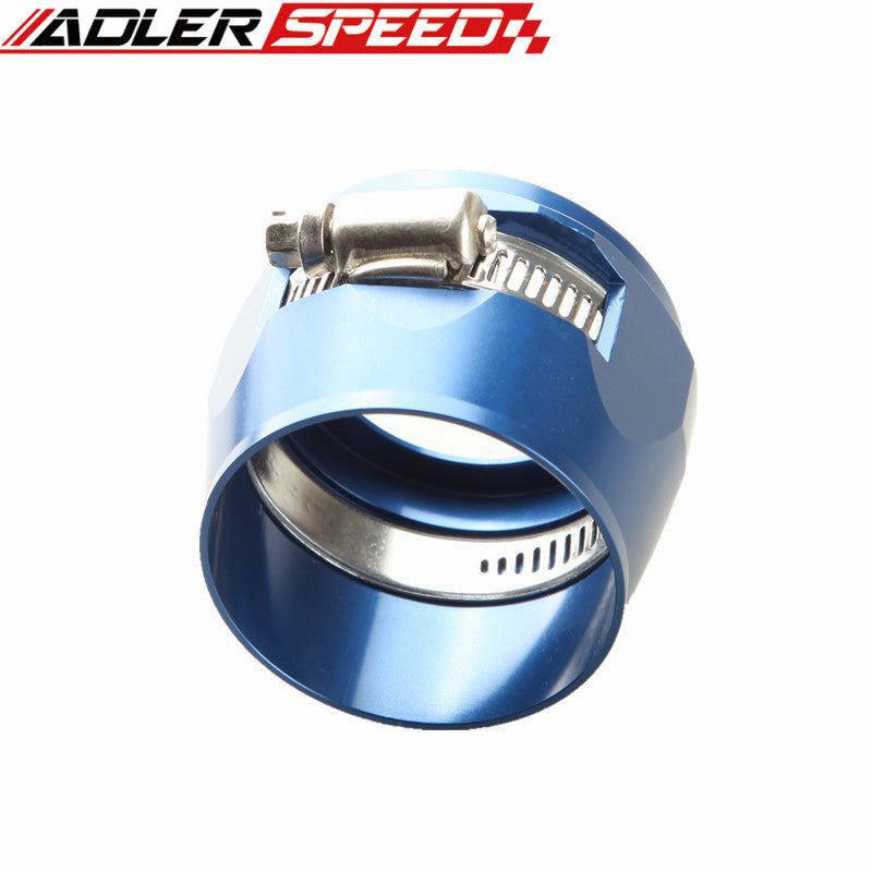 28AN 28AN AN-28 HEX Finishers Fuel Hose Clamp Aluminum Red/Blue/Silver/Black/Golden