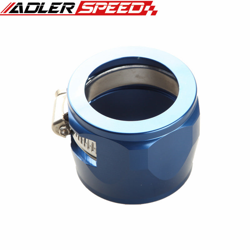 28AN 28AN AN-28 HEX Finishers Fuel Hose Clamp Aluminum Red/Blue/Silver/Black/Golden