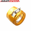 30AN 30AN AN-30 HEX Finishers Fuel Hose Clamp Aluminum Red/Blue/Black/Golden/Silver