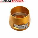 30AN 30AN AN-30 HEX Finishers Fuel Hose Clamp Aluminum Red/Blue/Black/Golden/Silver