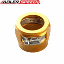 30AN 30AN AN-30 HEX Finishers Fuel Hose Clamp Aluminum Red/Blue/Black/Golden/Silver