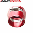 30AN 30AN AN-30 HEX Finishers Fuel Hose Clamp Aluminum Red/Blue/Black/Golden/Silver