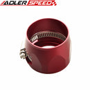 30AN 30AN AN-30 HEX Finishers Fuel Hose Clamp Aluminum Red/Blue/Black/Golden/Silver