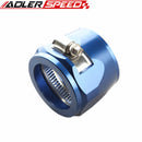 32AN 32AN AN-32 HEX Finishers Fuel Hose Clamp Aluminum Red /Black/Blue/Silver/Golden