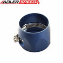32AN 32AN AN-32 HEX Finishers Fuel Hose Clamp Aluminum Red /Black/Blue/Silver/Golden
