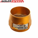 32AN 32AN AN-32 HEX Finishers Fuel Hose Clamp Aluminum Red /Black/Blue/Silver/Golden