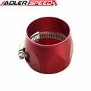 32AN 32AN AN-32 HEX Finishers Fuel Hose Clamp Aluminum Red /Black/Blue/Silver/Golden