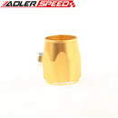 6AN AN-6 AN6 Fuel Hose Clamp Finisher HEX Finishers Blue / Black / Red/ Golden