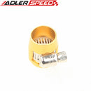 6AN AN-6 AN6 Fuel Hose Clamp Finisher HEX Finishers Blue / Black / Red/ Golden