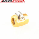 6AN AN-6 AN6 Fuel Hose Clamp Finisher HEX Finishers Blue / Black / Red/ Golden