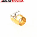 6AN AN-6 AN6 Fuel Hose Clamp Finisher HEX Finishers Blue / Black / Red/ Golden